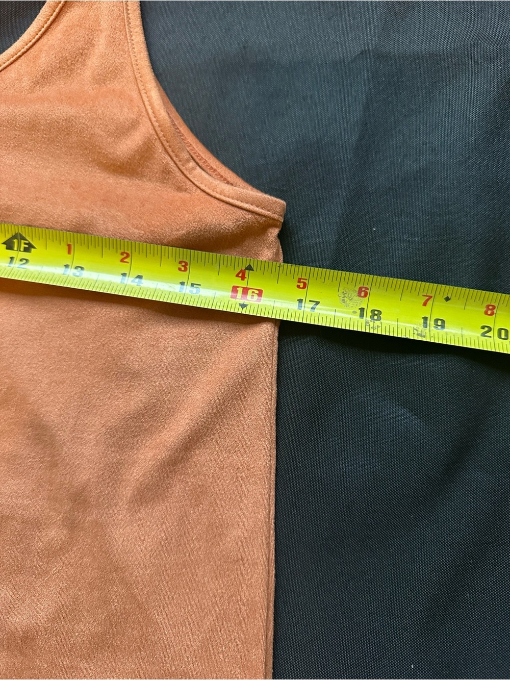 Shyanne Rust Orange V-Neck Strappy Tank - Picture 6 of 7